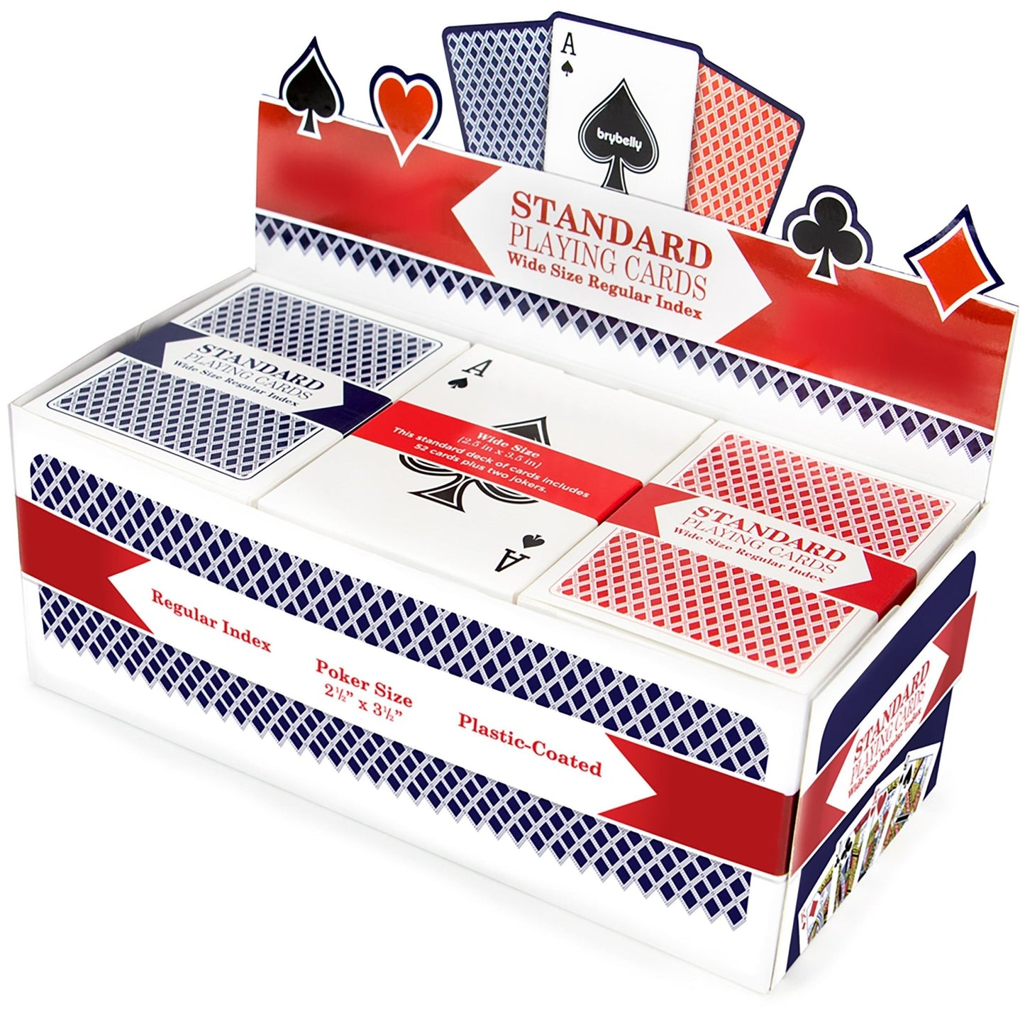 Playing Cards, 12 Decks Mixed Red/Blue - The Bargains BasementPlaying Cards, 12 Decks Mixed Red/Blue