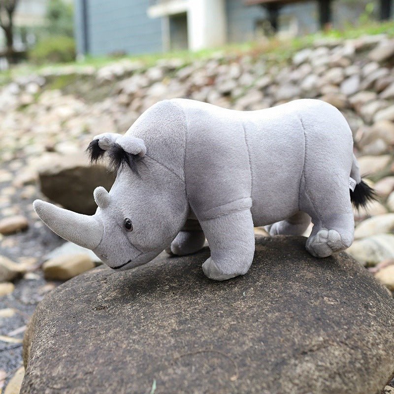 Plush Rhino Toy – Soft Stuffed Animal Doll - The Bargains BasementPlush Rhino Toy – Soft Stuffed Animal Doll
