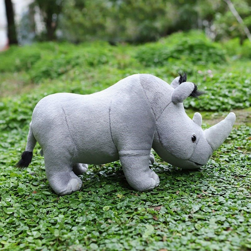 Plush Rhino Toy – Soft Stuffed Animal Doll - The Bargains BasementPlush Rhino Toy – Soft Stuffed Animal Doll