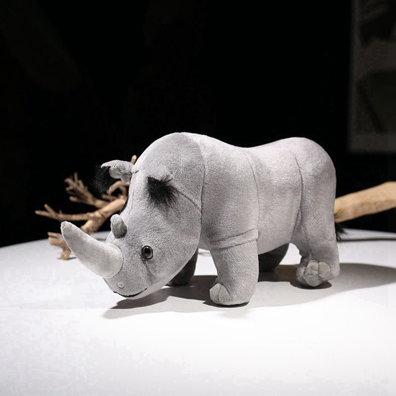 Plush Rhino Toy – Soft Stuffed Animal Doll - The Bargains BasementPlush Rhino Toy – Soft Stuffed Animal Doll