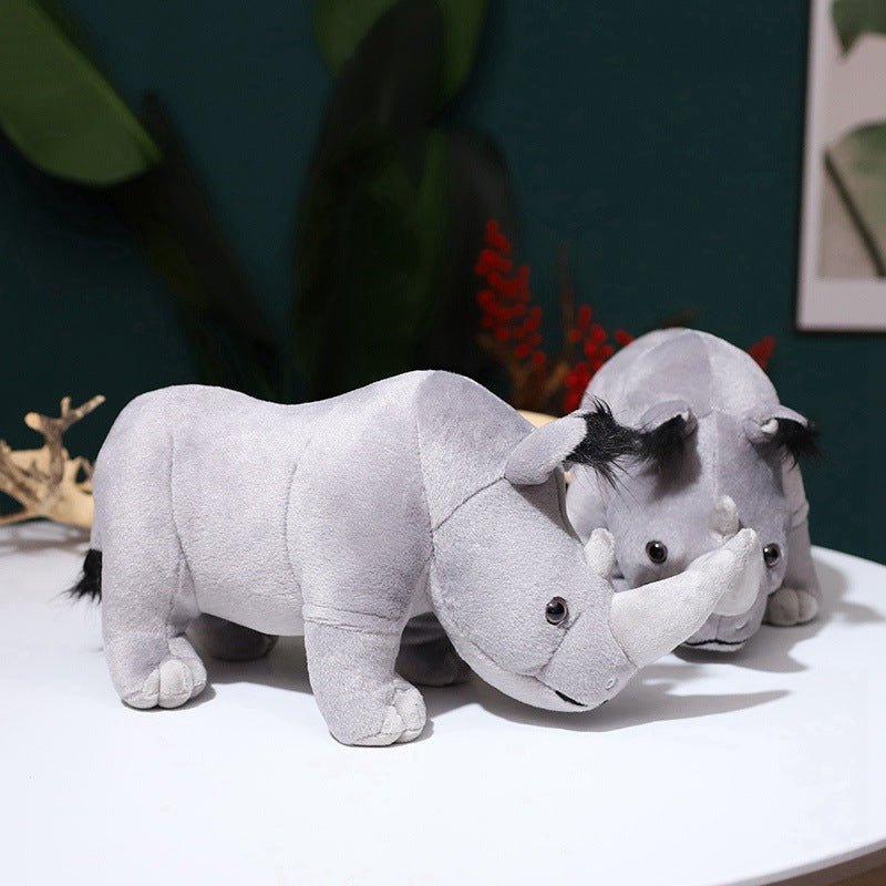 Plush Rhino Toy – Soft Stuffed Animal Doll - The Bargains BasementPlush Rhino Toy – Soft Stuffed Animal Doll
