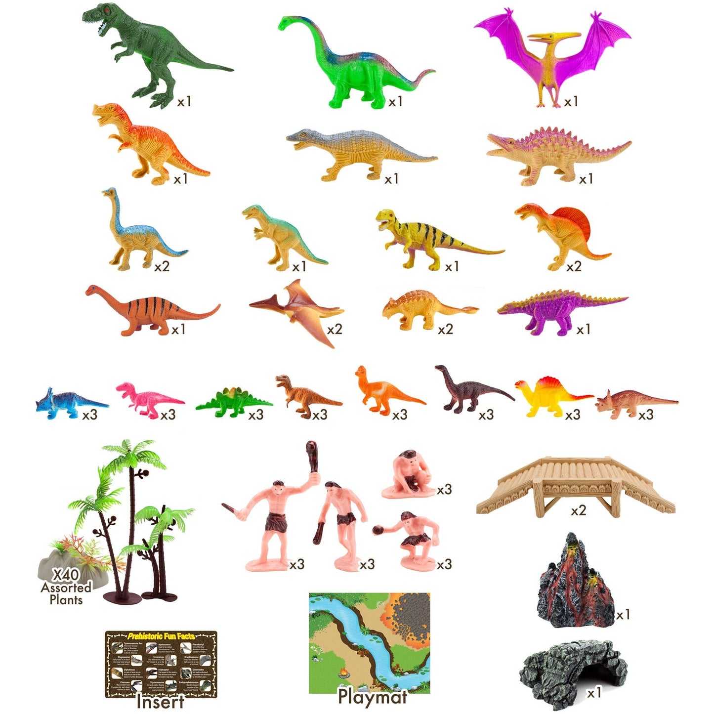 Prehistoric Playset - The Bargains BasementPrehistoric Playset