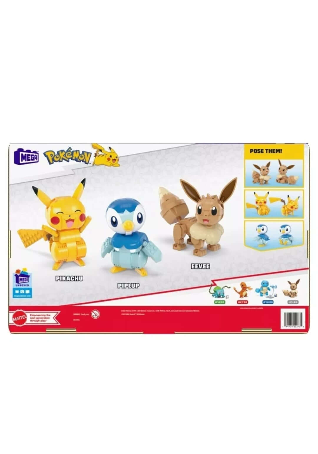 MEGA Pokémon Building Toy Kit, Build & Show with 3 Action Figures 583 Pieces - The Bargains Basement