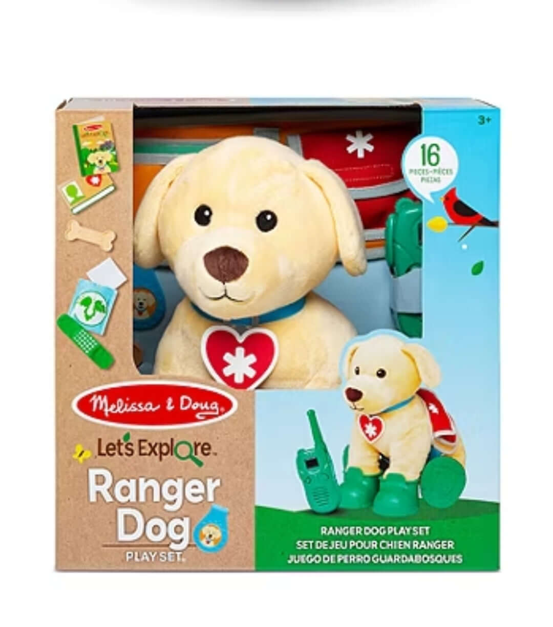 Melissa & Doug Let’s Explore Ranger Dog Plush - The Bargains Basement