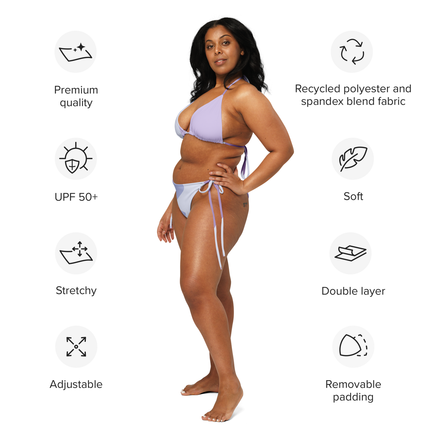 Purple camel string bikini - The Bargains Basement