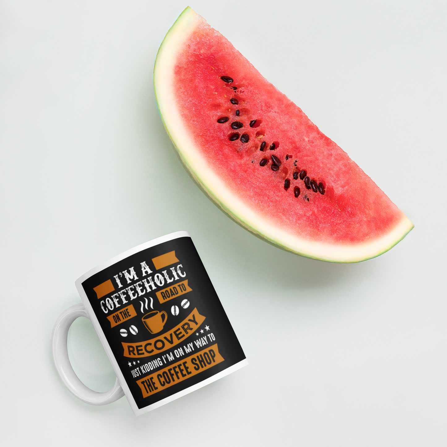 I am a Coffeholic! - ceramic mug