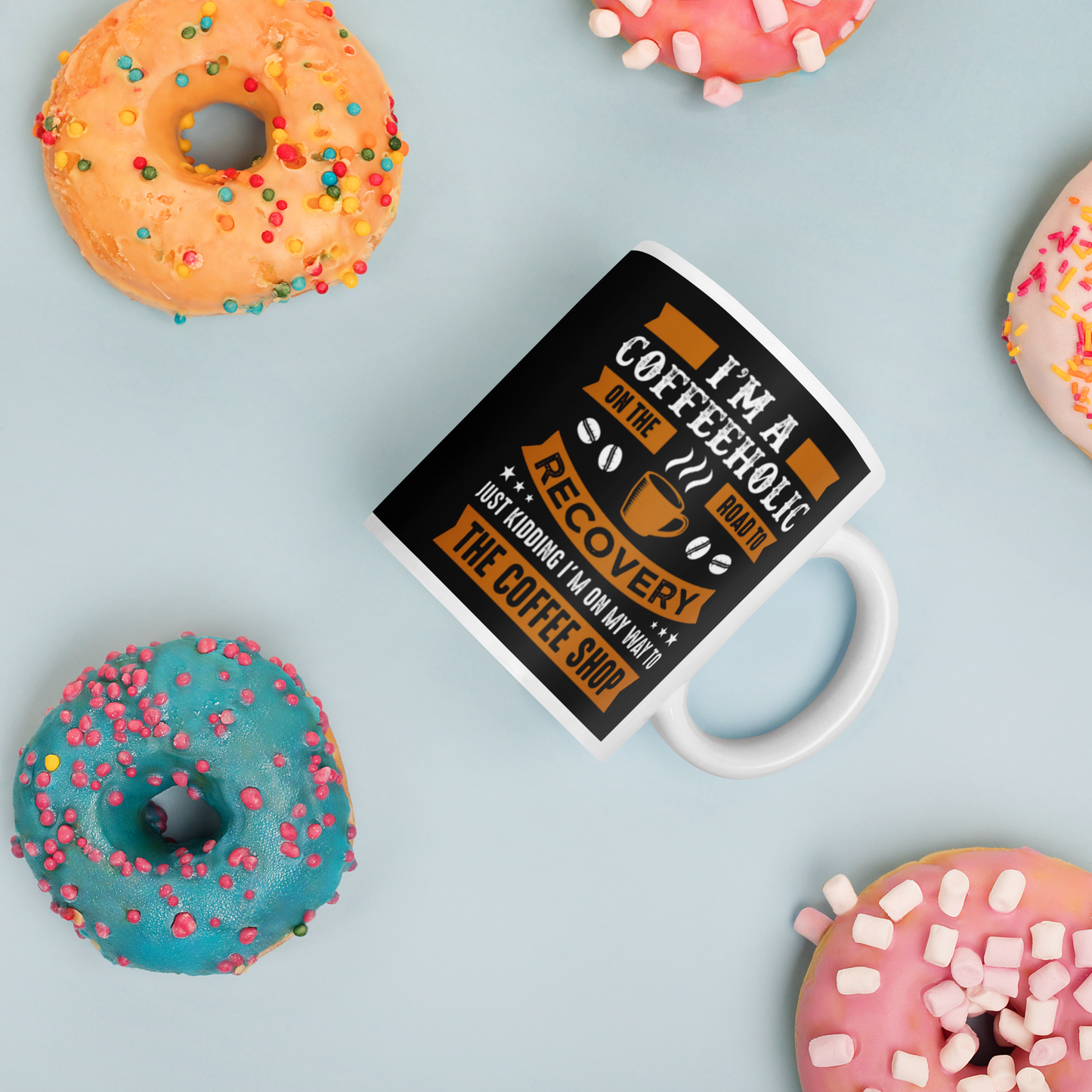 I am a Coffeholic! - ceramic mug