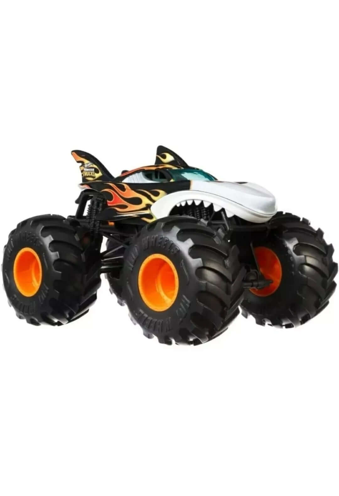 HOT WHEELS MONSTER TRUCKS OVERSIZED SHARK WREAK 1:24 SCALE METAL NEW - The Bargains Basement
