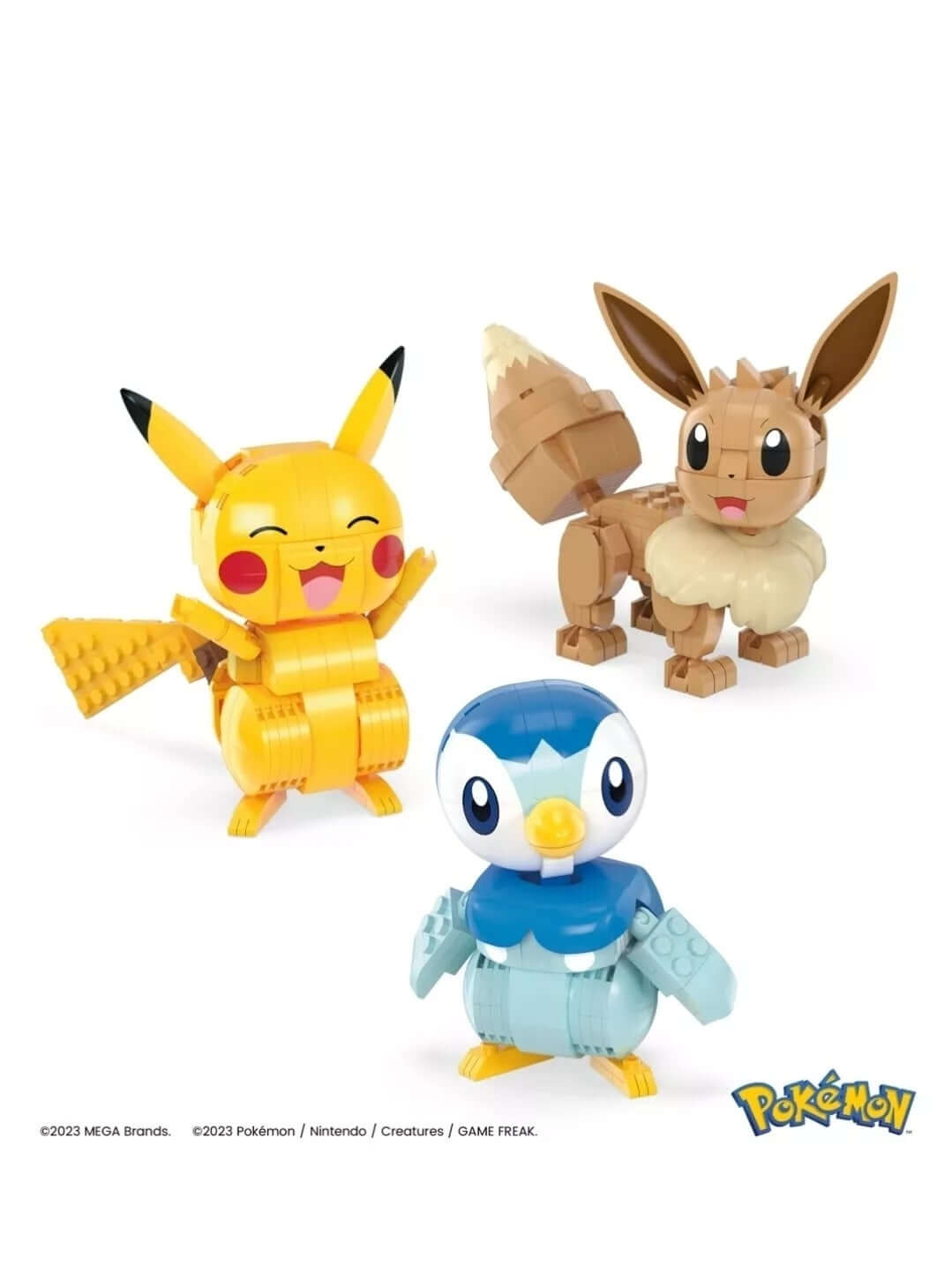 MEGA Pokémon Building Toy Kit, Build & Show with 3 Action Figures 583 Pieces - The Bargains Basement