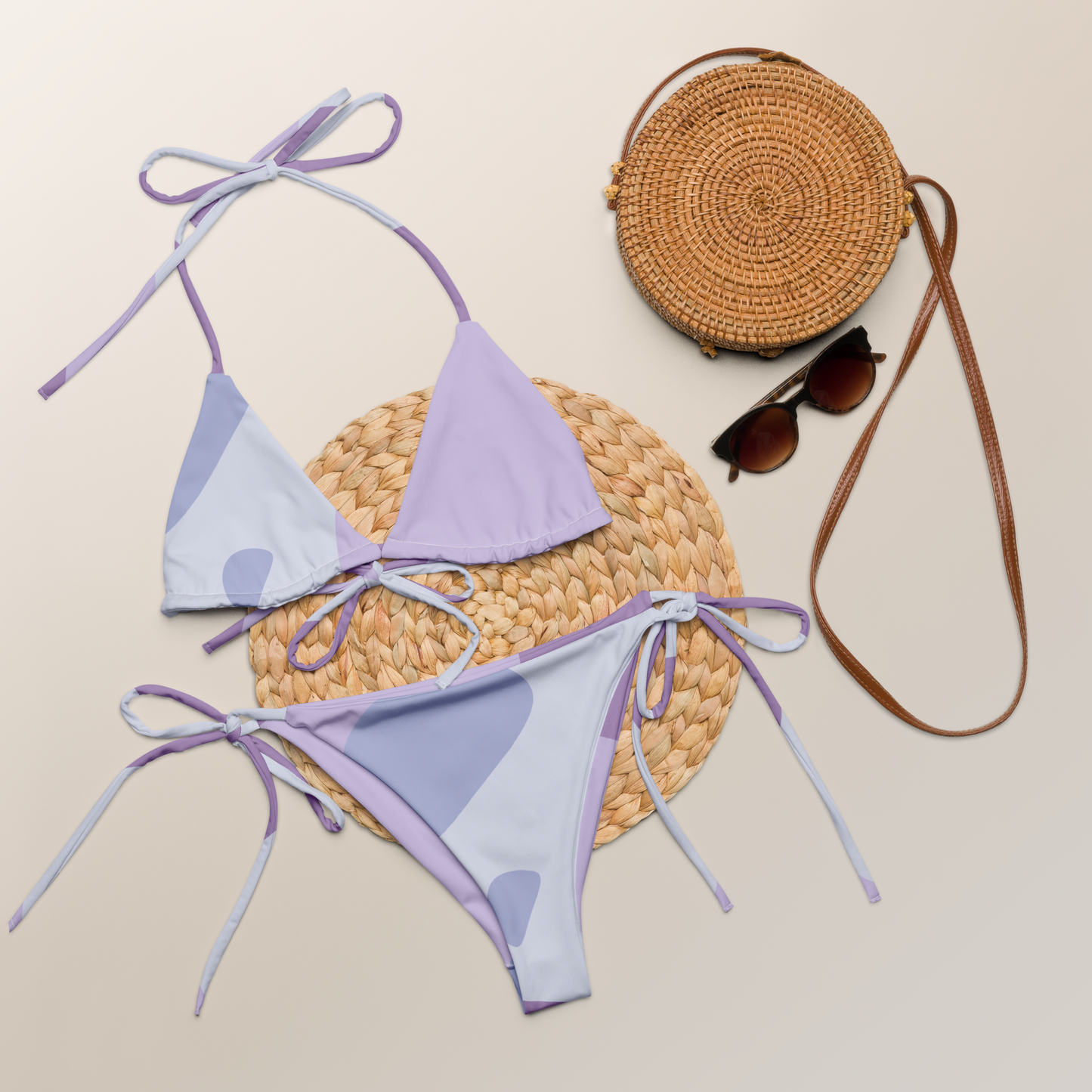 Purple camel string bikini - The Bargains Basement