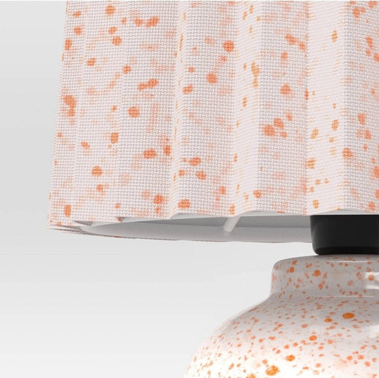 Room essentials peach mini ceramic table lamp - The Bargains BasementRoom essentials peach mini ceramic table lamp