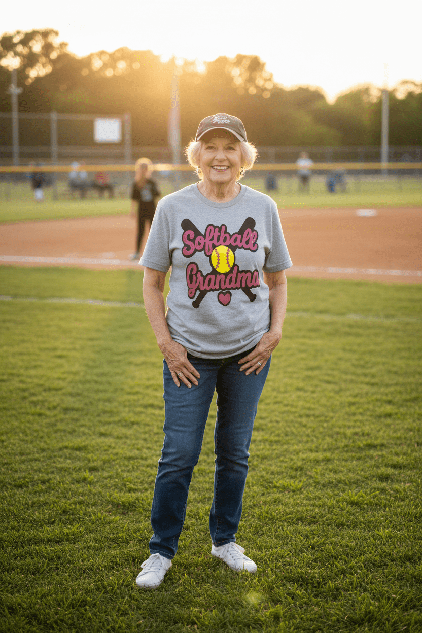 Softball Grandma T-Shirt (Made to order) - The Bargains BasementSoftball Grandma T-Shirt (Made to order)