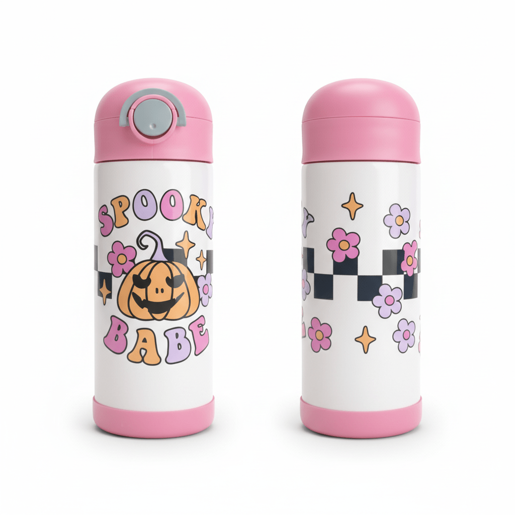 Spooky Babe Halloween Sippy Cup - The Bargains BasementSpooky Babe Halloween Sippy Cup