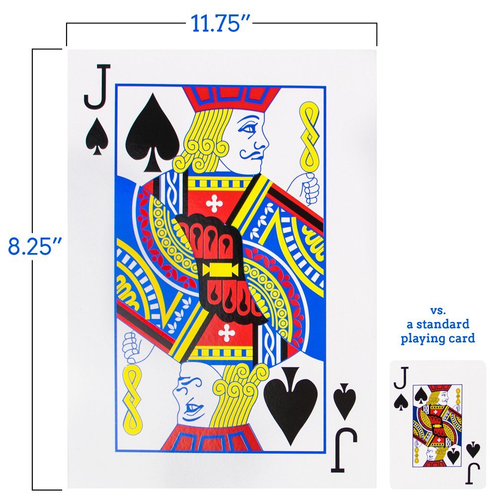 Super Jumbo Playing Cards - The Bargains BasementSuper Jumbo Playing Cards