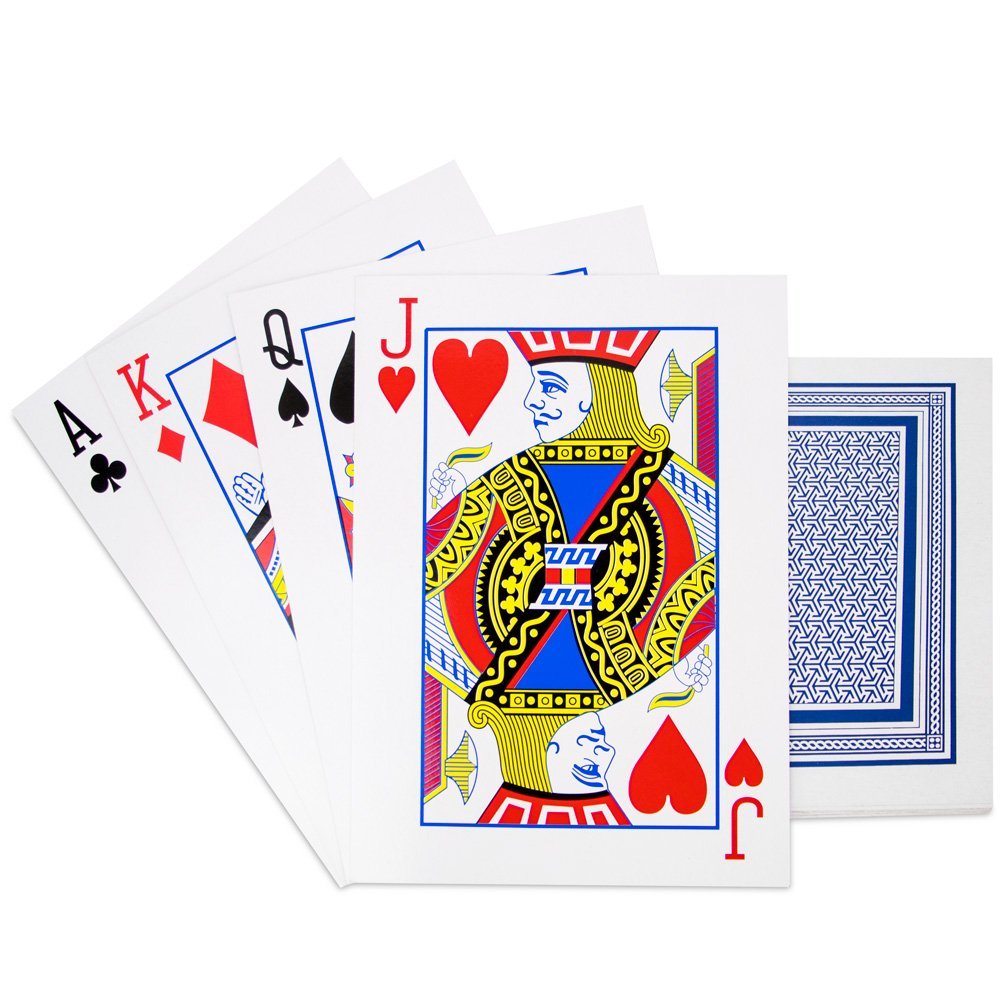 Super Jumbo Playing Cards - The Bargains BasementSuper Jumbo Playing Cards