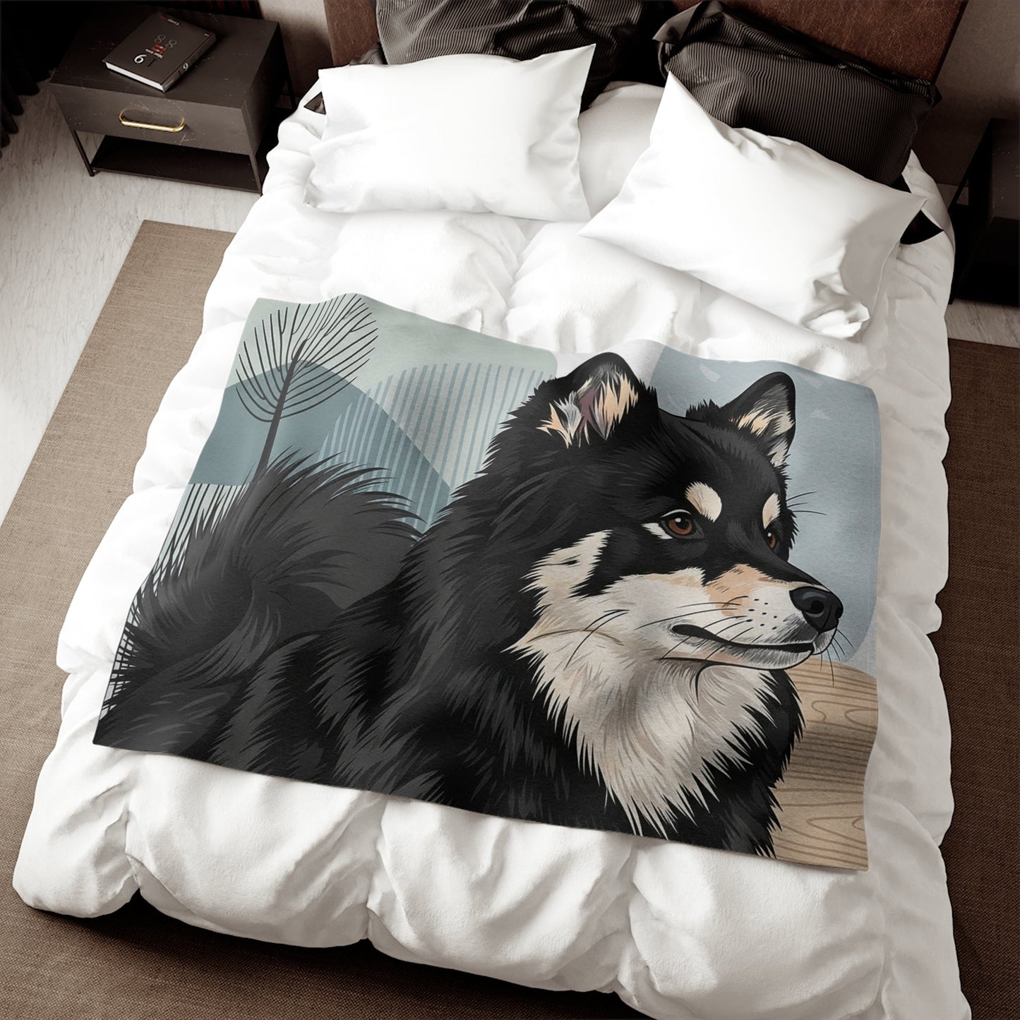 Swedish Lapphund Sweatshirt Blanket - The Bargains BasementSwedish Lapphund Sweatshirt Blanket
