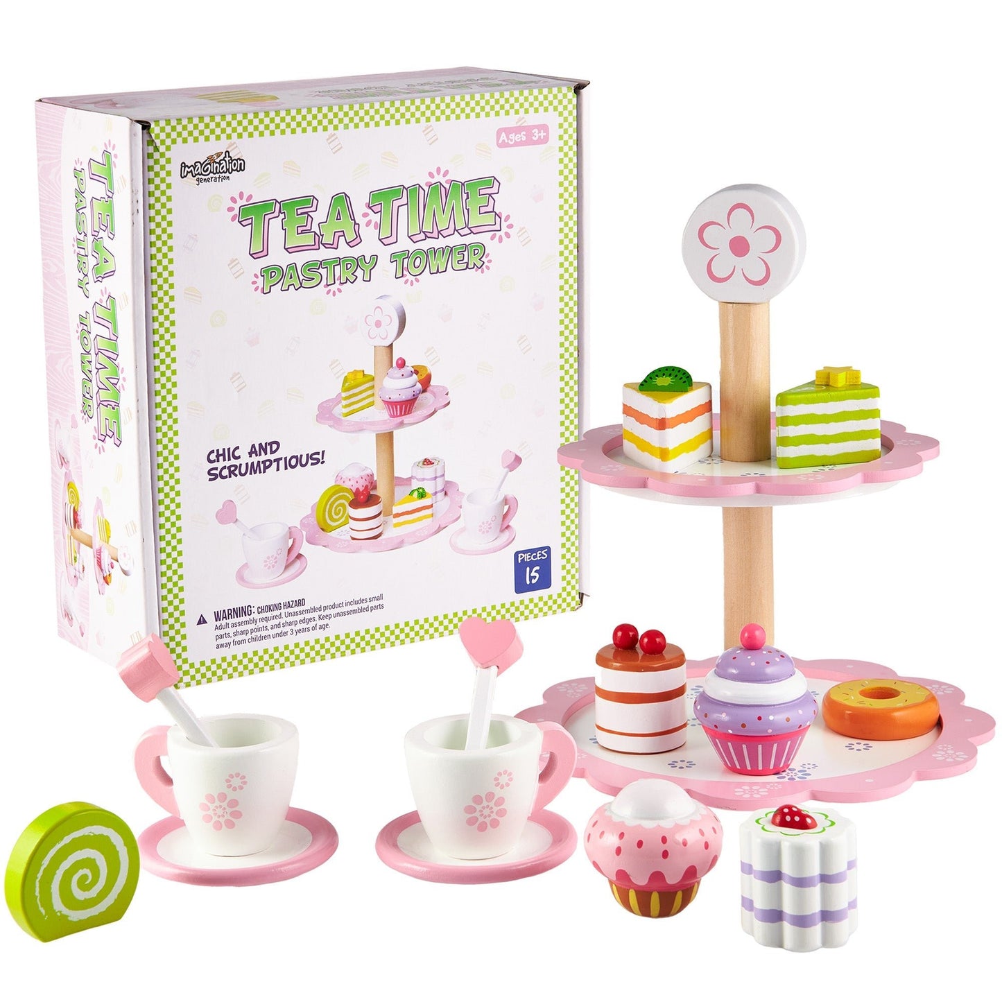 Tea Time Pastry Tower - The Bargains BasementTea Time Pastry Tower
