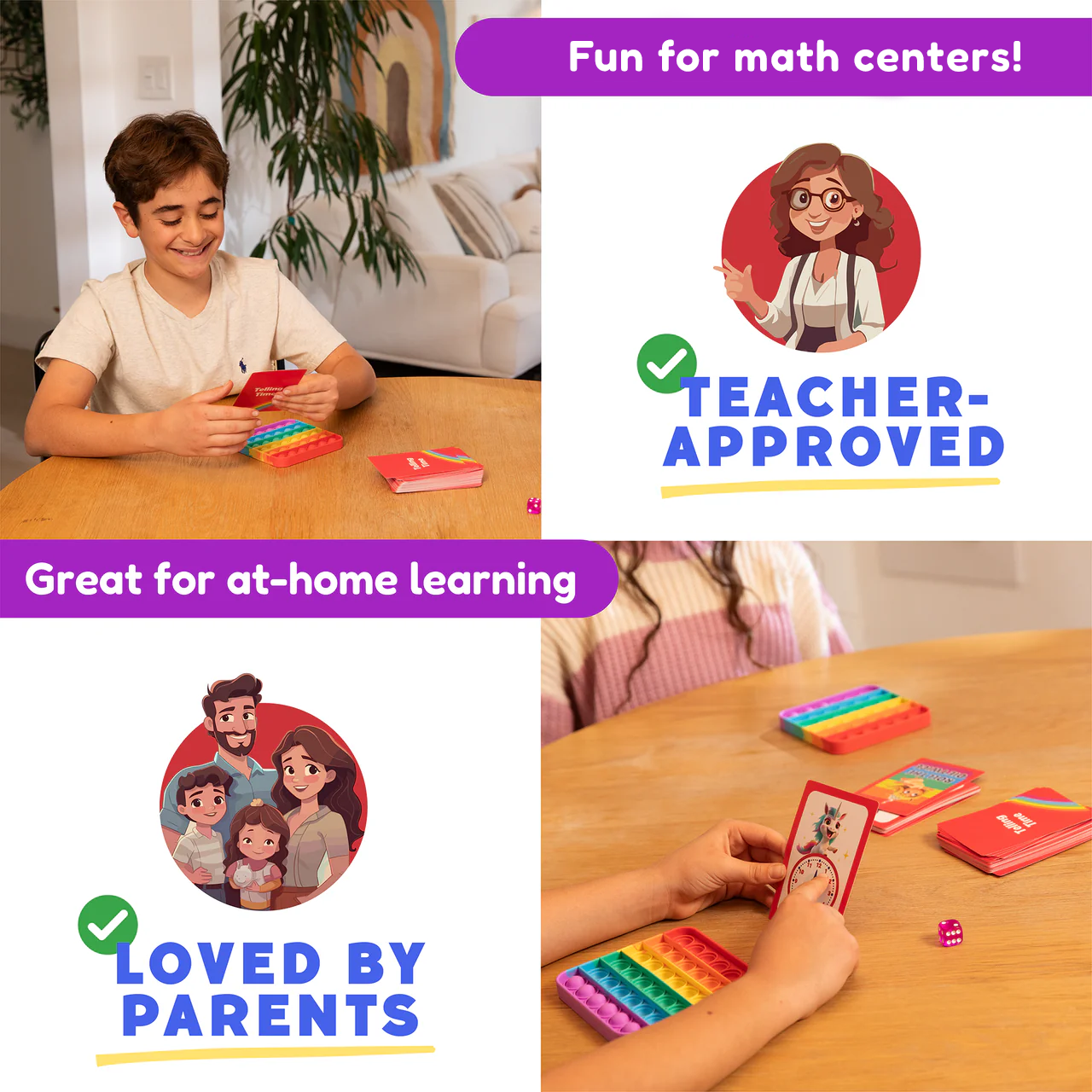 Telling Time Card Pack The Fidget Games