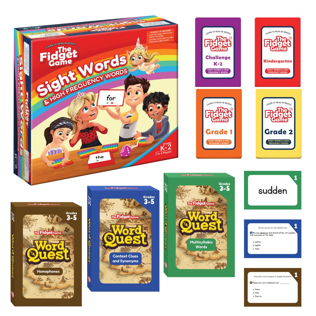 The Fidget Game: Sight Words Edition - The Bargains BasementThe Fidget Game: Sight Words Edition