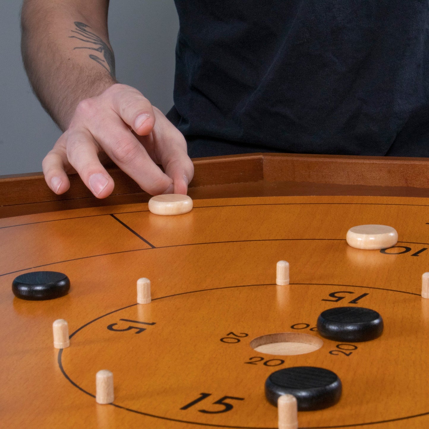 Tournament Crokinole Board, 30 - inch - The Bargains BasementTournament Crokinole Board, 30 - inch