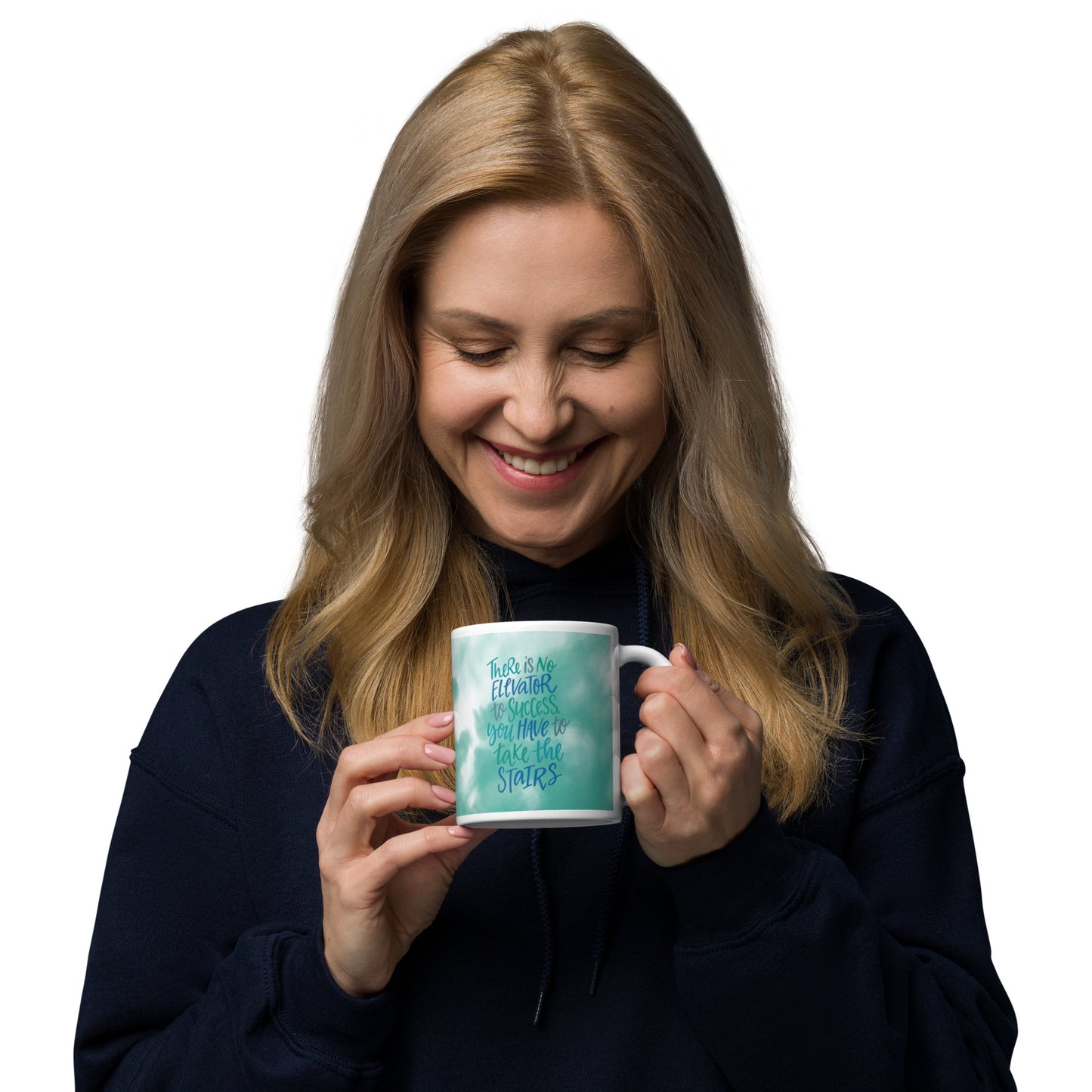 No elevator to Success- ceramic coffee mug