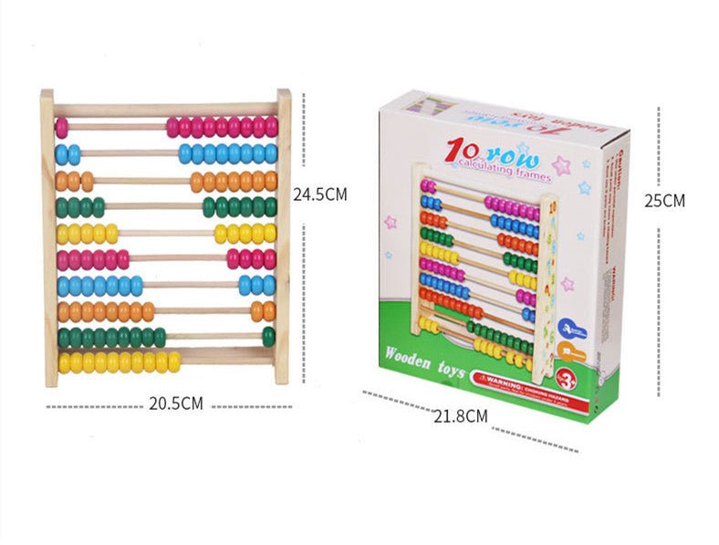 Wooden Abacus Toy - Math Learning Tool - The Bargains BasementWooden Abacus Toy - Math Learning Tool