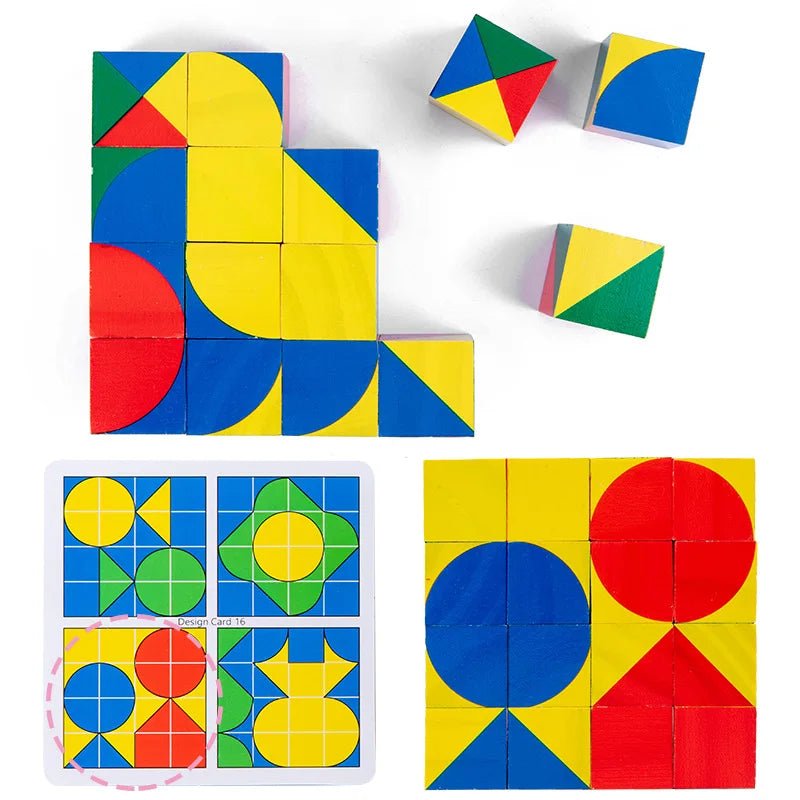 Wooden Blocks Puzzle Toy for Kids - The Bargains BasementWooden Blocks Puzzle Toy for Kids