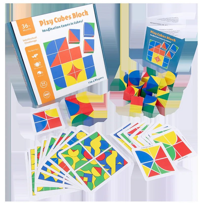 Wooden Blocks Puzzle Toy for Kids - The Bargains BasementWooden Blocks Puzzle Toy for Kids