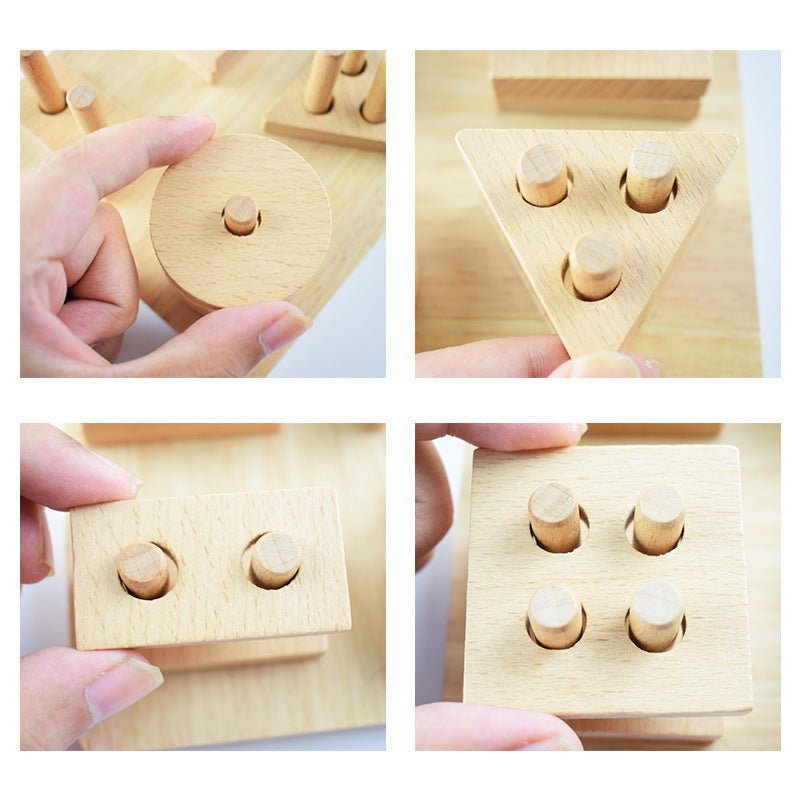 Wooden Geometric Shape Puzzle – Montessori Educational Toy for Kids - The Bargains BasementWooden Geometric Shape Puzzle – Montessori Educational Toy for Kids