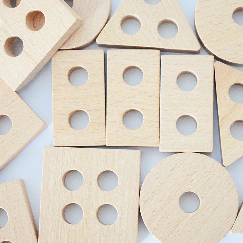 Wooden Geometric Shape Puzzle – Montessori Educational Toy for Kids - The Bargains BasementWooden Geometric Shape Puzzle – Montessori Educational Toy for Kids