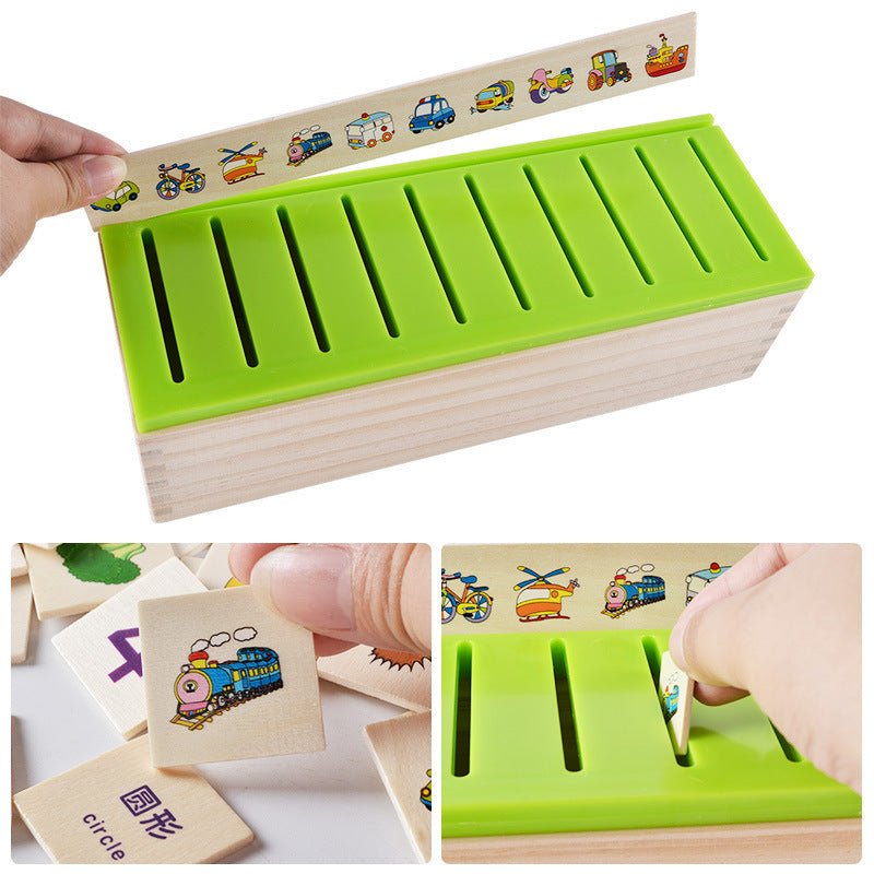 Wooden Knowledge Classification Box – Educational Toy for Early Learning - The Bargains BasementWooden Knowledge Classification Box – Educational Toy for Early Learning