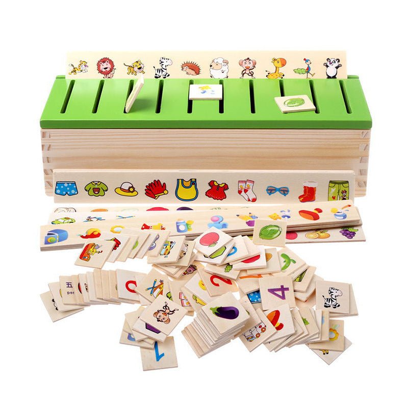 Wooden Knowledge Classification Box – Educational Toy for Early Learning - The Bargains BasementWooden Knowledge Classification Box – Educational Toy for Early Learning