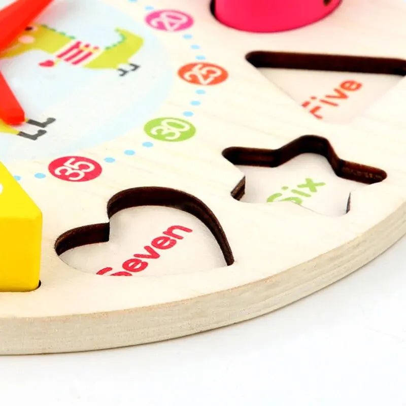 Wooden Lion Clock Puzzle – Educational Learning Toy for Kids - The Bargains BasementWooden Lion Clock Puzzle – Educational Learning Toy for Kids