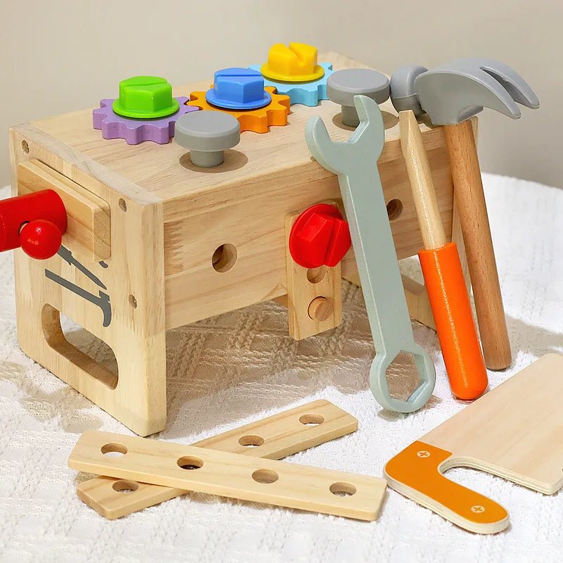 Wooden Toolbox Pretend Play Set for Kids - The Bargains BasementWooden Toolbox Pretend Play Set for Kids