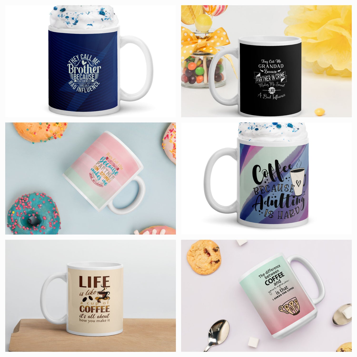 Mugs, cups, & tumblers