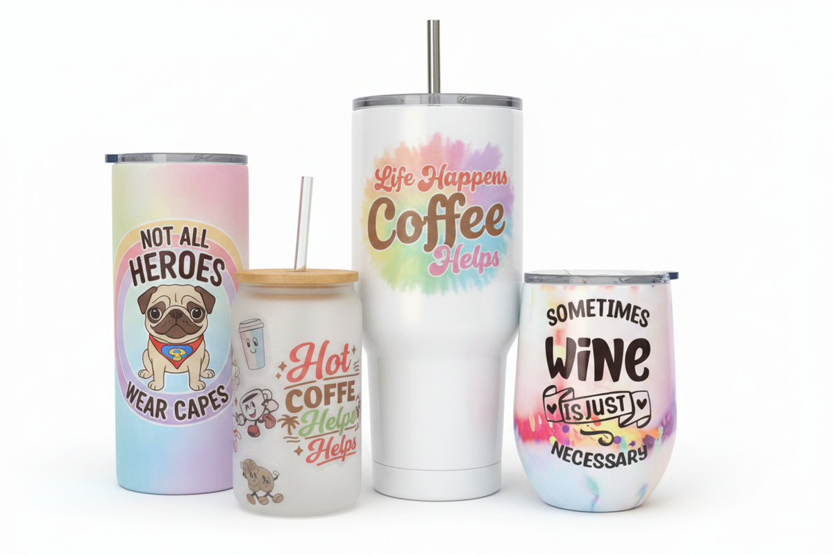 Tumblers, Mugs & Drinkware