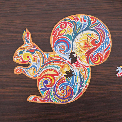 DIY Wooden Animal Shaped Puzzle – Unique Gift for Christmas