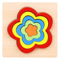 Wooden Geometric Shape Puzzle – Educational Cognitive Toy for Kids
