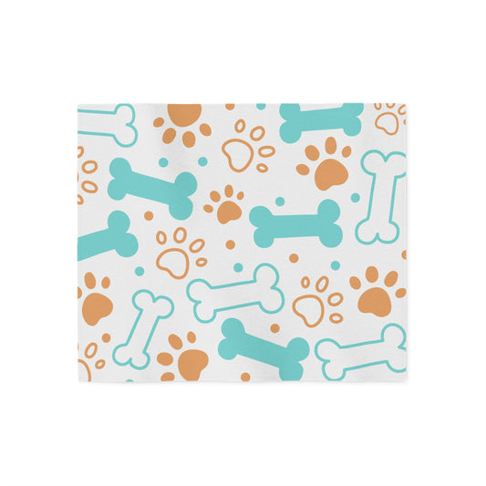 Puppy Pattern Sweatshirt Blanket Vern and Bernie's Pet Boutique