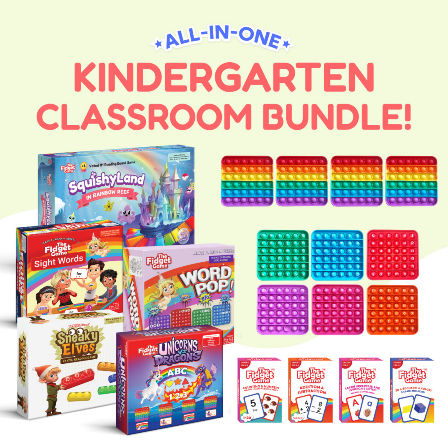 ABC BINGO! The Fidget Games