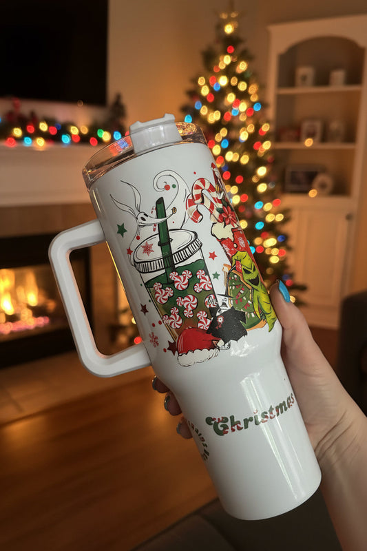 40oz Christmas Coffee Tumbler | Holiday Insulated Cup | Festive Gift for Coffee Lovers The Bargains Basement