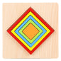 Wooden Geometric Shape Puzzle – Educational Cognitive Toy for Kids