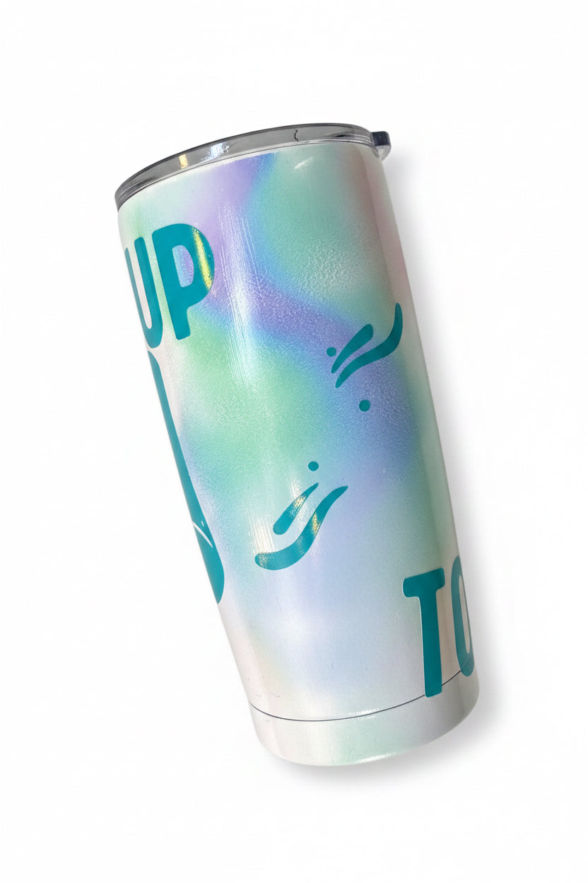 Wake Up Beauty It's Time to Beast Tumbler The Bargains Basement