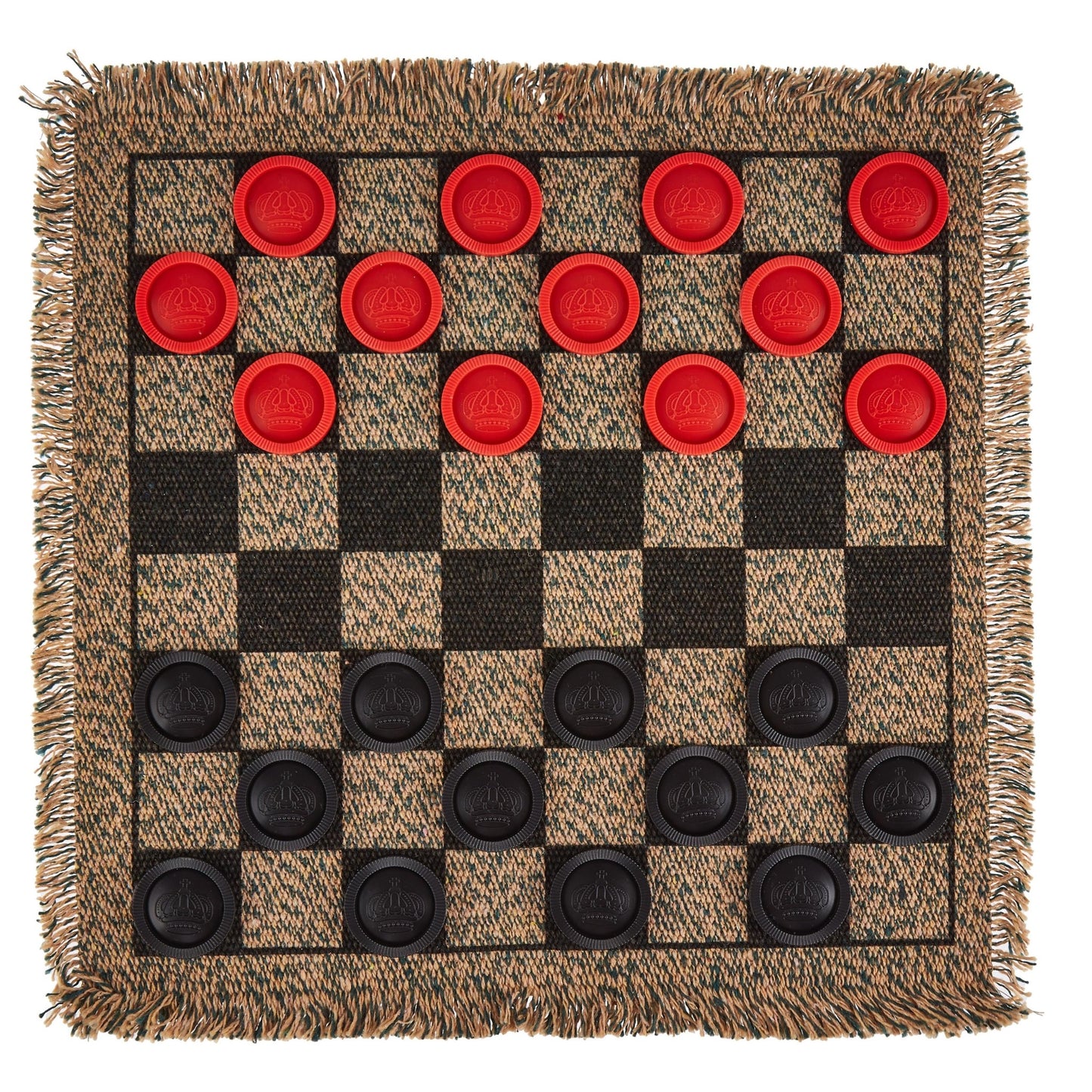 3 - in - 1 Mini Checkers Rug - The Bargains Basement3 - in - 1 Mini Checkers Rug