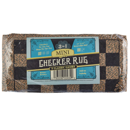 3 - in - 1 Mini Checkers Rug - The Bargains Basement3 - in - 1 Mini Checkers Rug