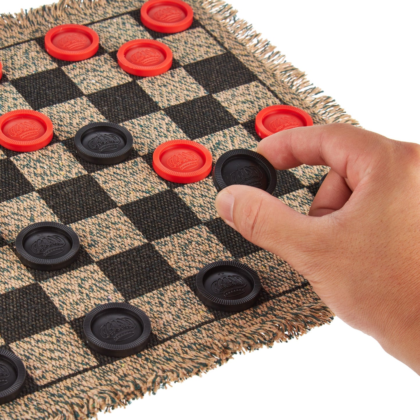 3 - in - 1 Mini Checkers Rug - The Bargains Basement3 - in - 1 Mini Checkers Rug