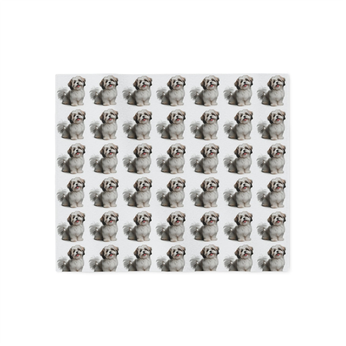 Shihchon Sweatshirt Blanket Vern and Bernie's Pet Boutique