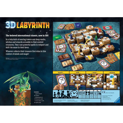 3D Labyrinth - Fantasy Boardgame - Ravensburger - The Bargains Basement3D Labyrinth - Fantasy Boardgame - Ravensburger