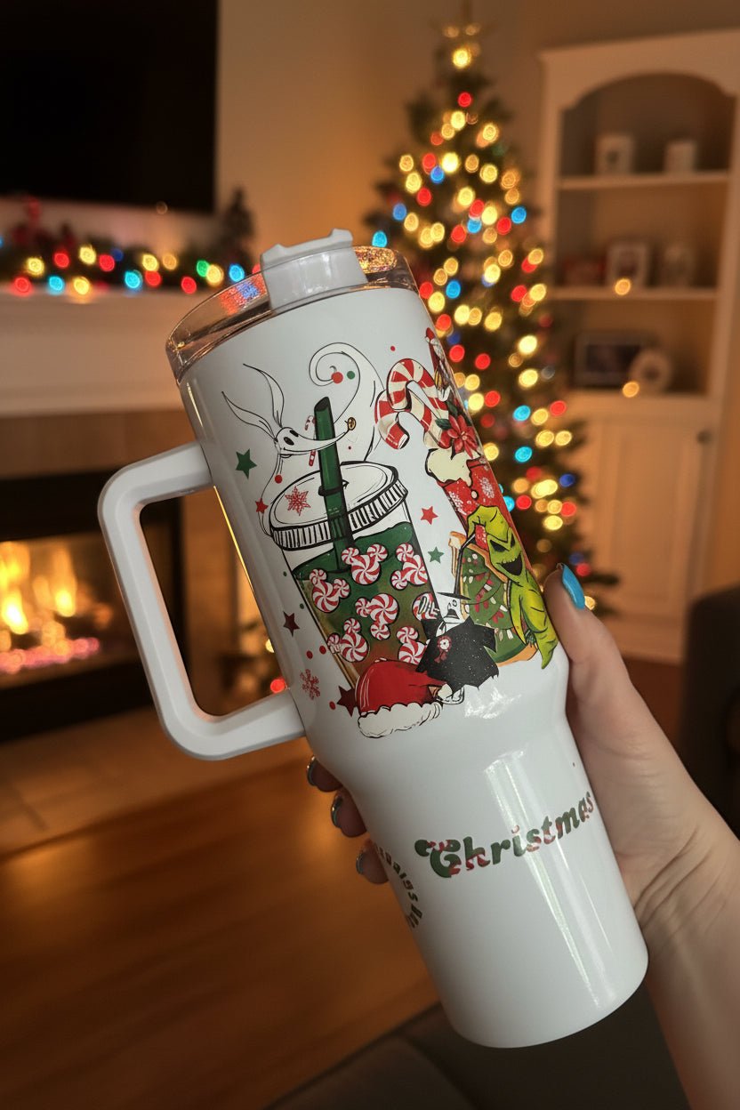 40oz Christmas Coffee Tumbler | Holiday Insulated Cup | Festive Gift for Coffee Lovers - The Bargains Basement40oz Christmas Coffee Tumbler | Holiday Insulated Cup | Festive Gift for Coffee Lovers