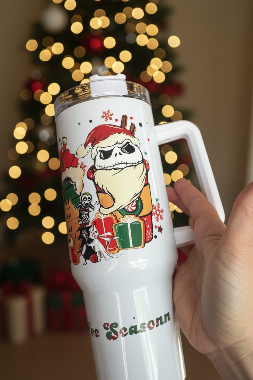 40oz Christmas Coffee Tumbler | Holiday Insulated Cup | Festive Gift for Coffee Lovers - The Bargains Basement40oz Christmas Coffee Tumbler | Holiday Insulated Cup | Festive Gift for Coffee Lovers